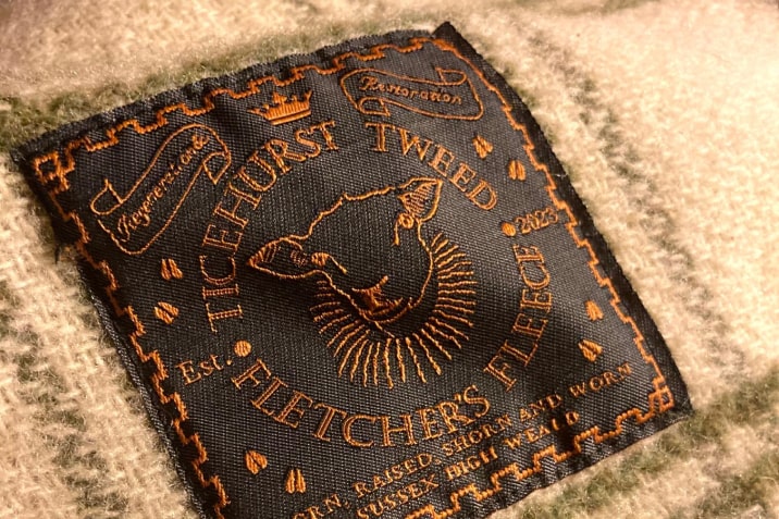 Ticehurst Tweed product label